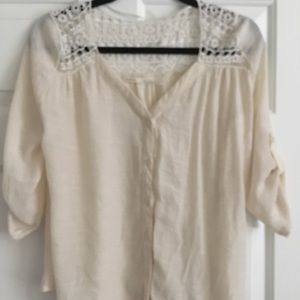 Poetry brand Cream Button Down